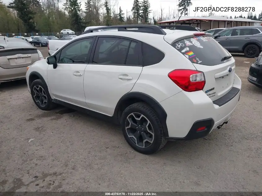 JF2GPADC2F8288278 2015 Subaru Xv Crosstrek 2.0I Premium