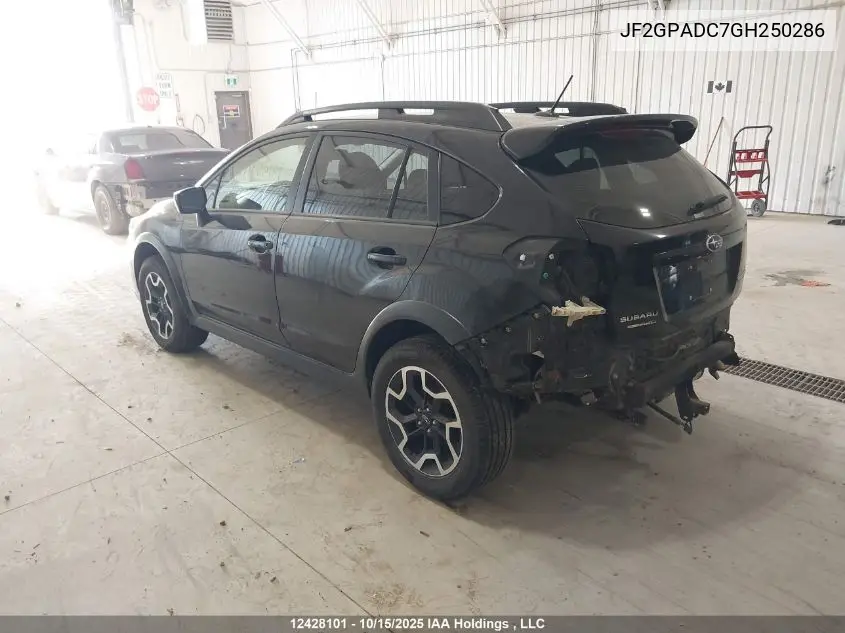 JF2GPADC7GH250286 2016 Subaru Crosstrek Premium