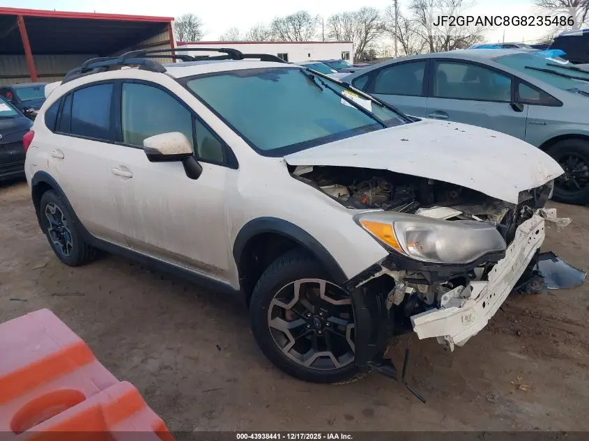 JF2GPANC8G8235486 2016 Subaru Crosstrek 2.0I Limited