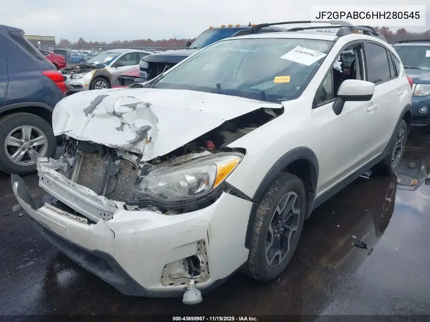 JF2GPABC6HH280545 2017 Subaru Crosstrek 2.0I Premium