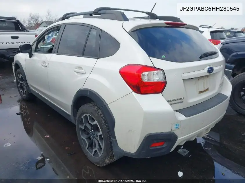 JF2GPABC6HH280545 2017 Subaru Crosstrek 2.0I Premium