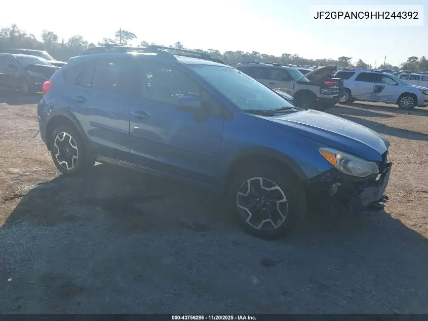 JF2GPANC9HH244392 2017 Subaru Crosstrek 2.0I Limited