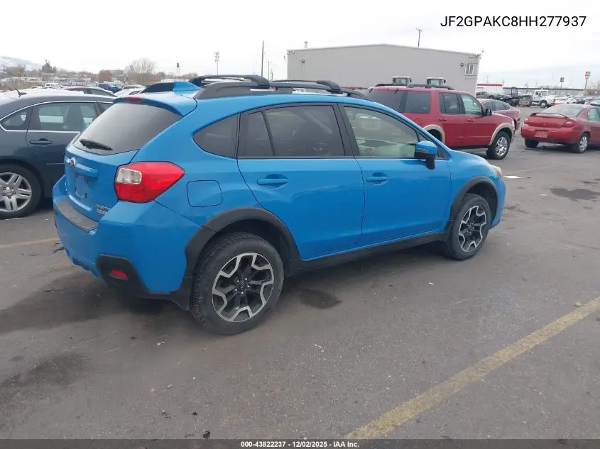 JF2GPAKC8HH277937 2017 Subaru Crosstrek 2.0I Limited