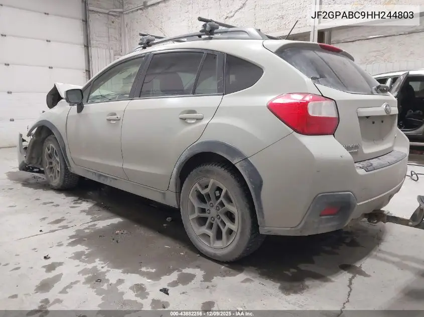 JF2GPABC9HH244803 2017 Subaru Crosstrek 2.0I Premium