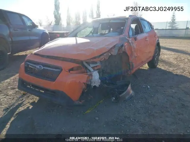 JF2GTABC3JG249955 2018 Subaru Crosstrek 2.0I Premium