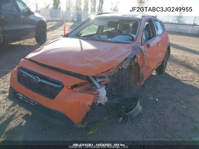 JF2GTABC3JG249955 2018 Subaru Crosstrek 2.0I Premium