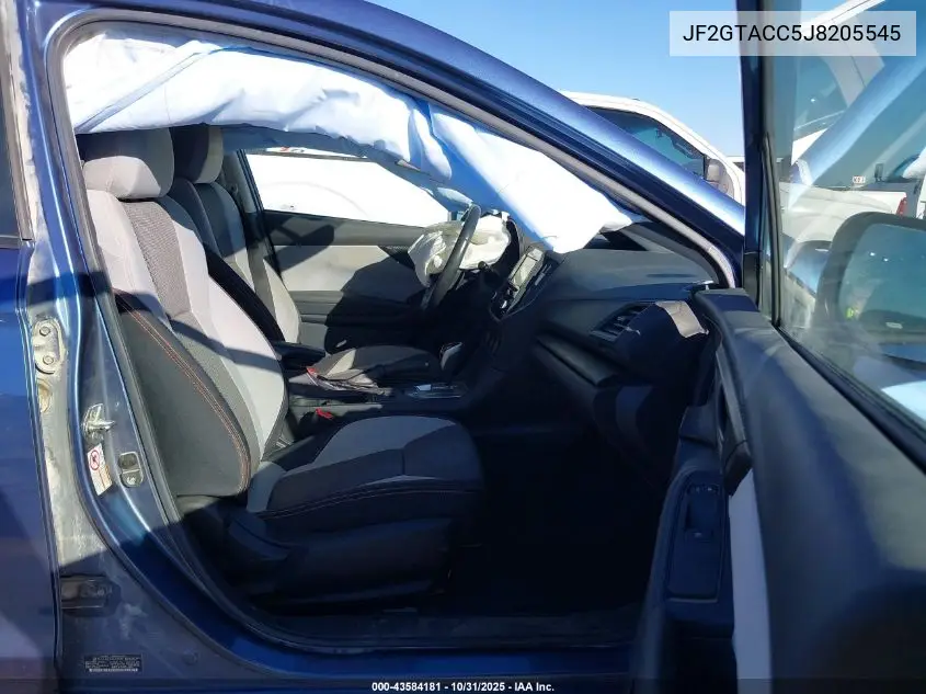 JF2GTACC5J8205545 2018 Subaru Crosstrek 2.0I Premium