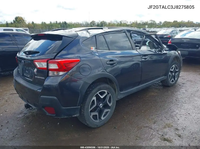 JF2GTALC3J8275805 2018 Subaru Crosstrek 2.0I Limited
