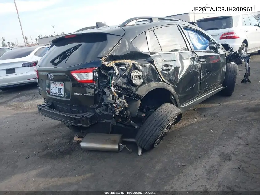 JF2GTAJC8JH300961 2018 Subaru Crosstrek 2.0I Limited