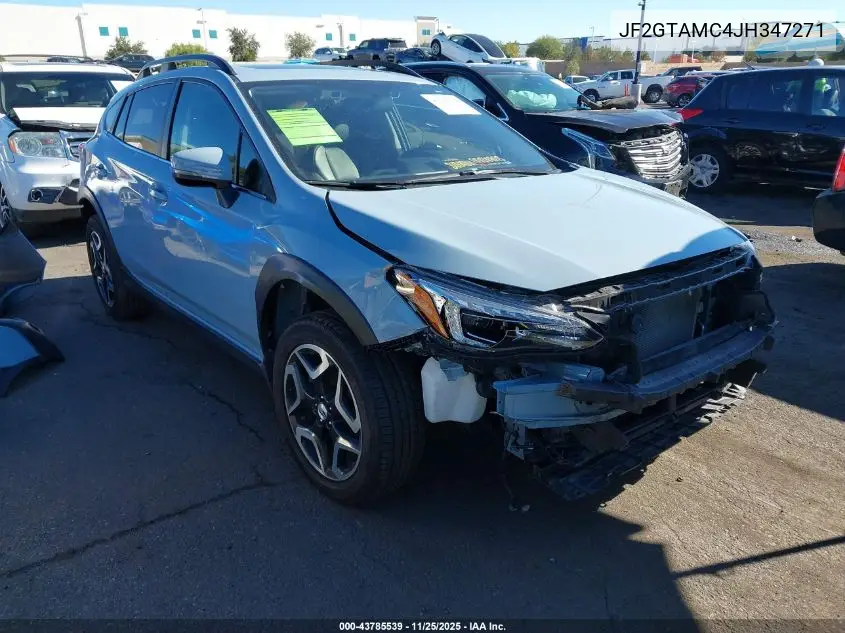 JF2GTAMC4JH347271 2018 Subaru Crosstrek 2.0I Limited