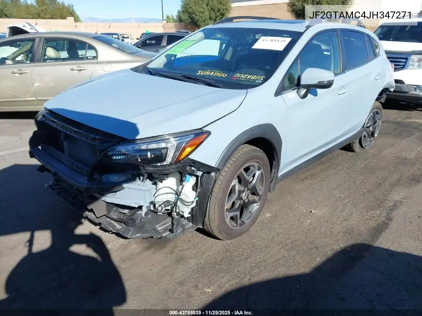 JF2GTAMC4JH347271 2018 Subaru Crosstrek 2.0I Limited