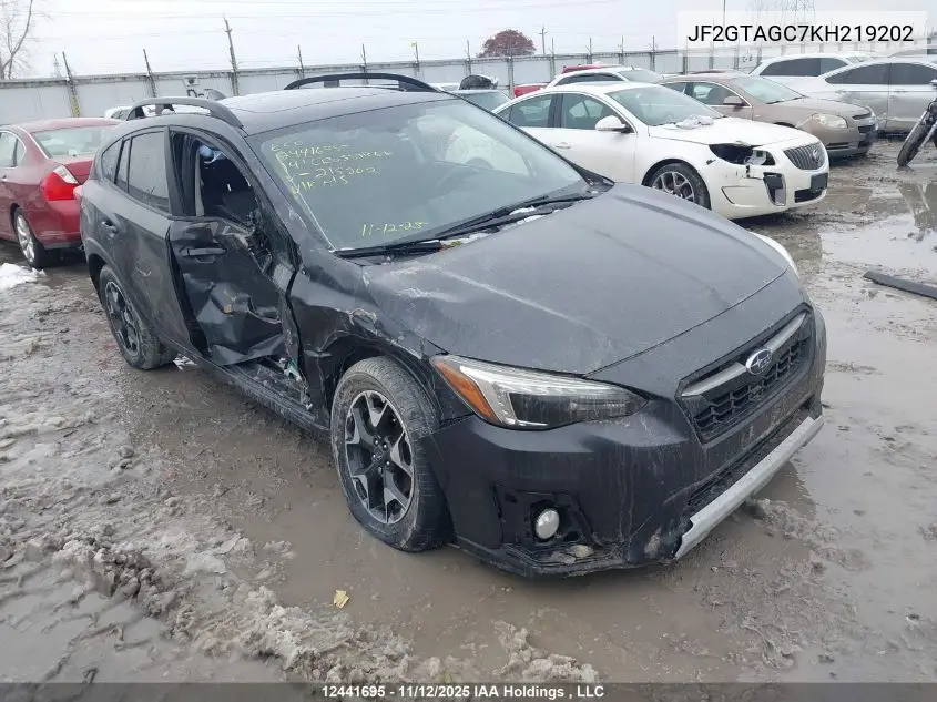 JF2GTAGC7KH219202 2019 Subaru Crosstrek Sport