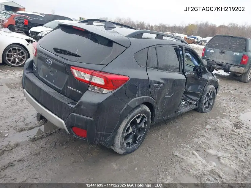 JF2GTAGC7KH219202 2019 Subaru Crosstrek Sport