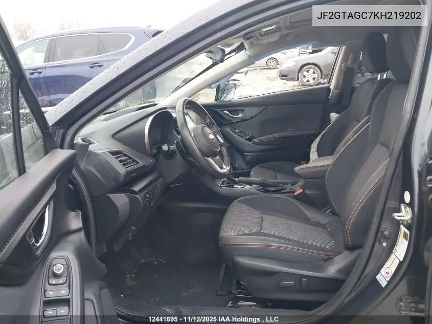 JF2GTAGC7KH219202 2019 Subaru Crosstrek Sport