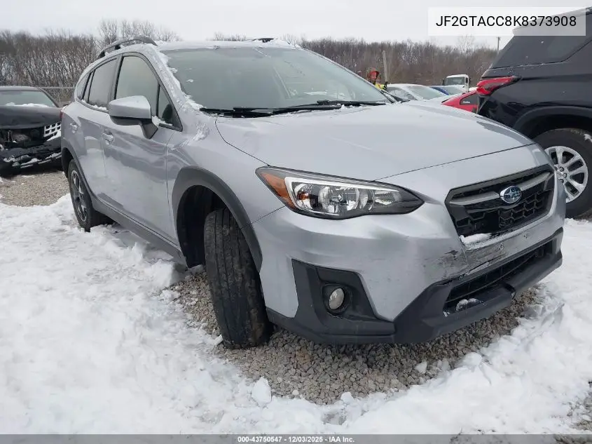 JF2GTACC8K8373908 2019 Subaru Crosstrek 2.0I Premium