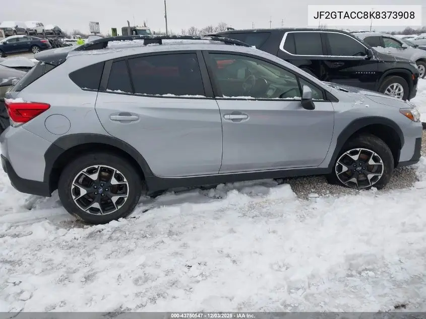 JF2GTACC8K8373908 2019 Subaru Crosstrek 2.0I Premium