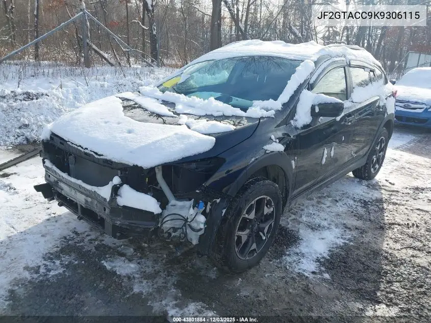 JF2GTACC9K9306115 2019 Subaru Crosstrek 2.0I Premium