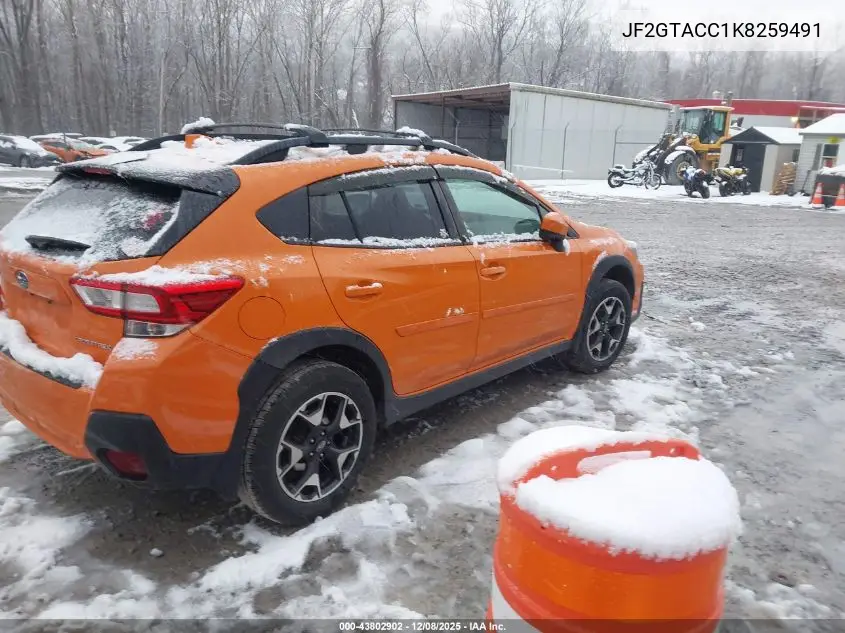 JF2GTACC1K8259491 2019 Subaru Crosstrek 2.0I Premium