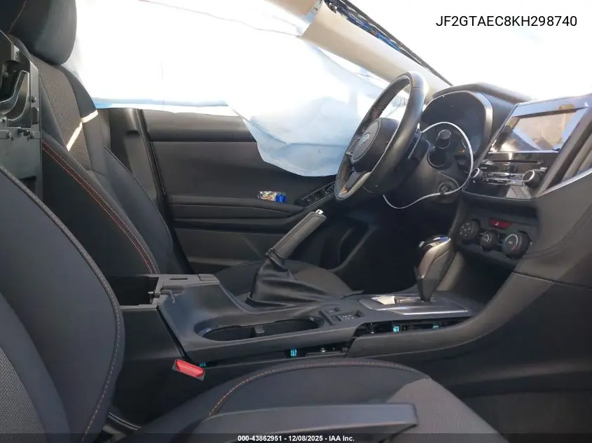 JF2GTAEC8KH298740 2019 Subaru Crosstrek 2.0I Premium