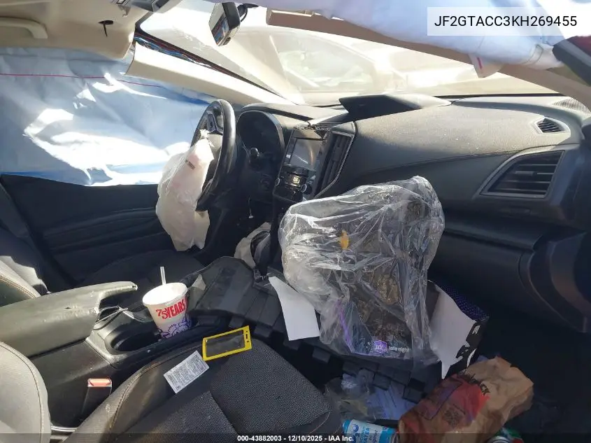 JF2GTACC3KH269455 2019 Subaru Crosstrek 2.0I Premium