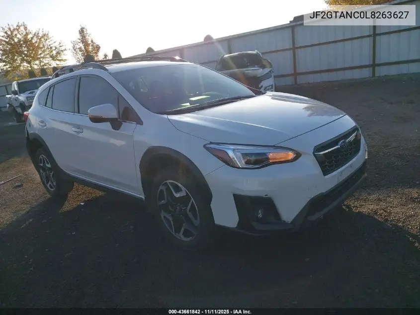 JF2GTANC0L8263627 2020 Subaru Crosstrek Limited
