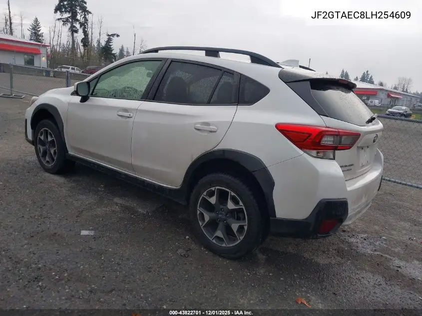 JF2GTAEC8LH254609 2020 Subaru Crosstrek Premium
