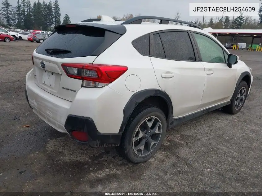 JF2GTAEC8LH254609 2020 Subaru Crosstrek Premium