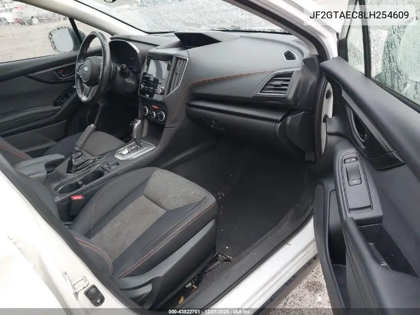 JF2GTAEC8LH254609 2020 Subaru Crosstrek Premium