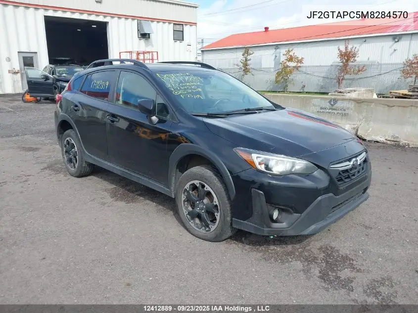 JF2GTAPC5M8284570 2021 Subaru Crosstrek Touring