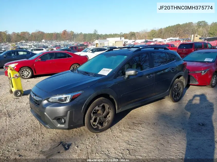 JF2GTHNC0MH375774 2021 Subaru Crosstrek Limited