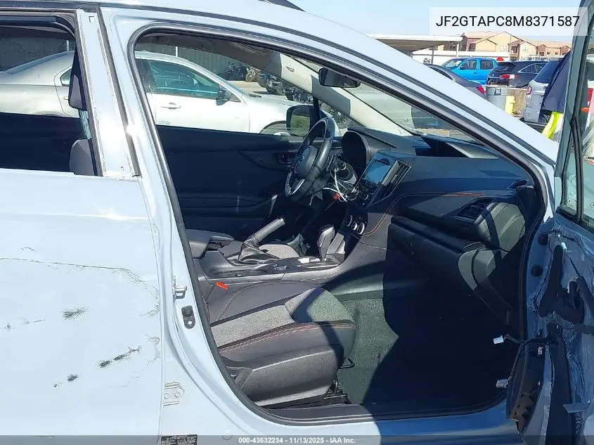 JF2GTAPC8M8371587 2021 Subaru Crosstrek Premium