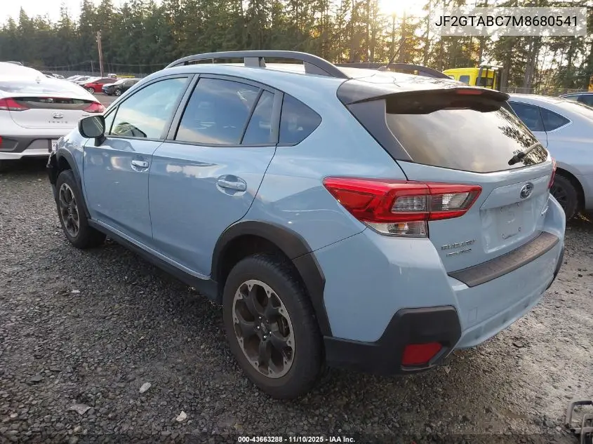 JF2GTABC7M8680541 2021 Subaru Crosstrek