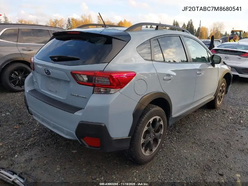 JF2GTABC7M8680541 2021 Subaru Crosstrek