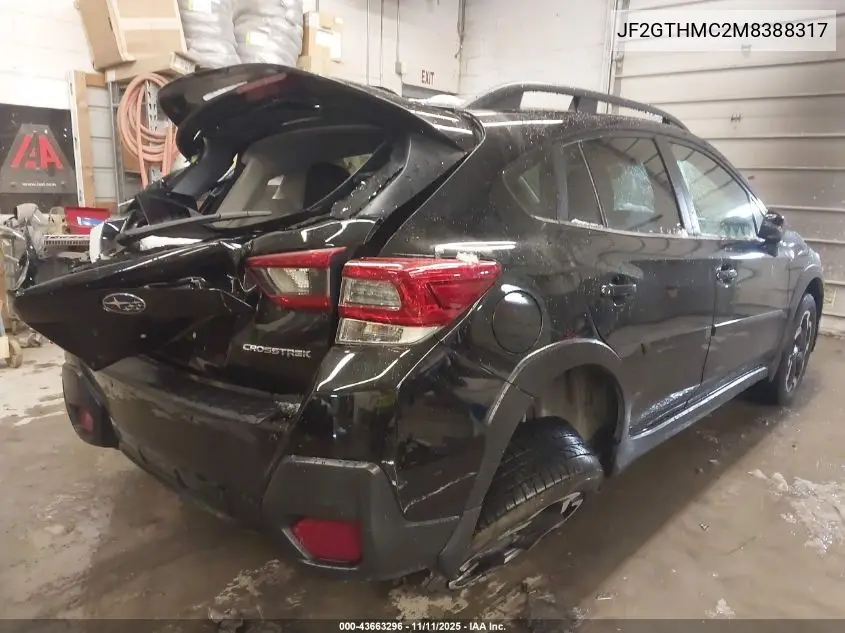 JF2GTHMC2M8388317 2021 Subaru Crosstrek Limited