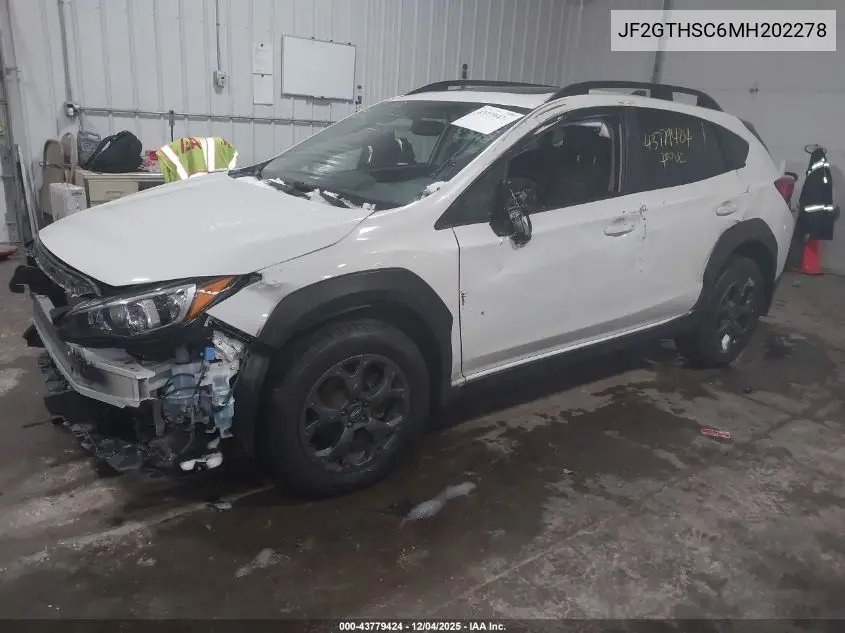 JF2GTHSC6MH202278 2021 Subaru Crosstrek Sport