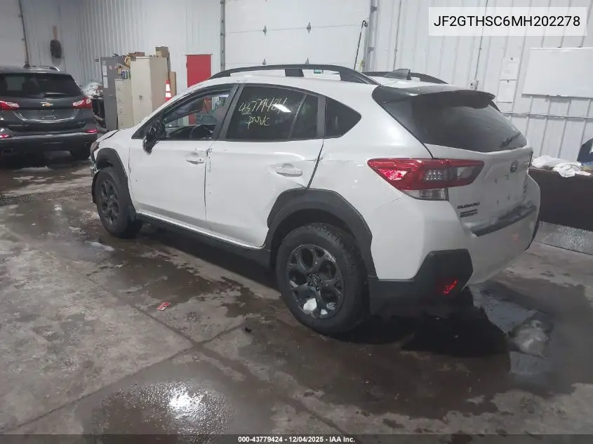 JF2GTHSC6MH202278 2021 Subaru Crosstrek Sport