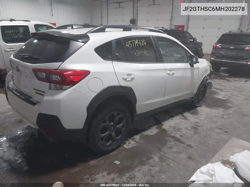 JF2GTHSC6MH202278 2021 Subaru Crosstrek Sport