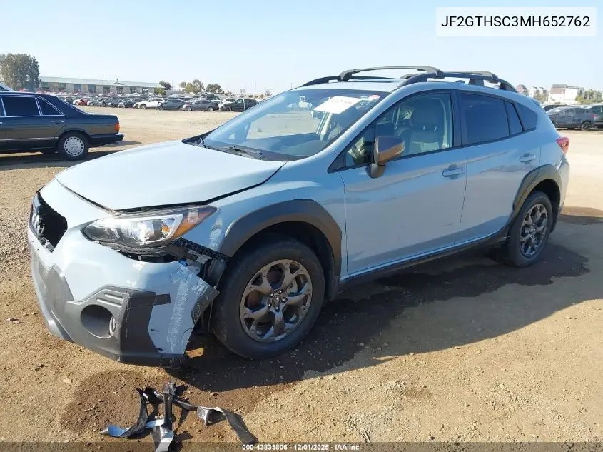 JF2GTHSC3MH652762 2021 Subaru Crosstrek Sport