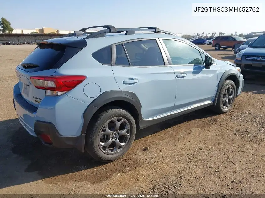 JF2GTHSC3MH652762 2021 Subaru Crosstrek Sport
