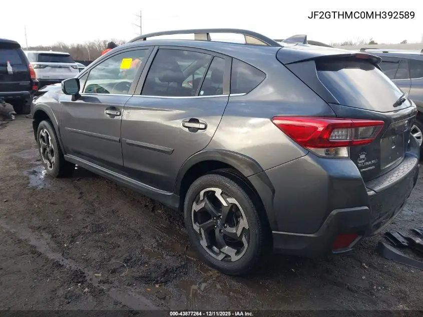 JF2GTHMC0MH392589 2021 Subaru Crosstrek Limited