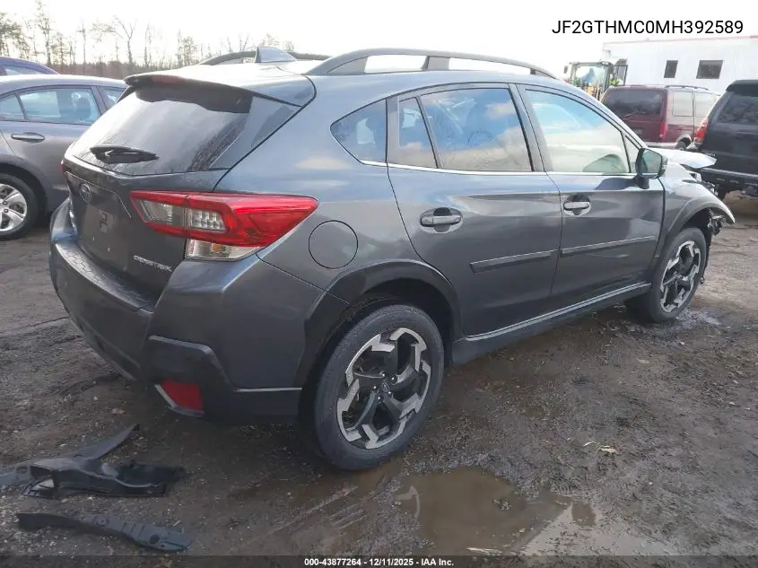JF2GTHMC0MH392589 2021 Subaru Crosstrek Limited
