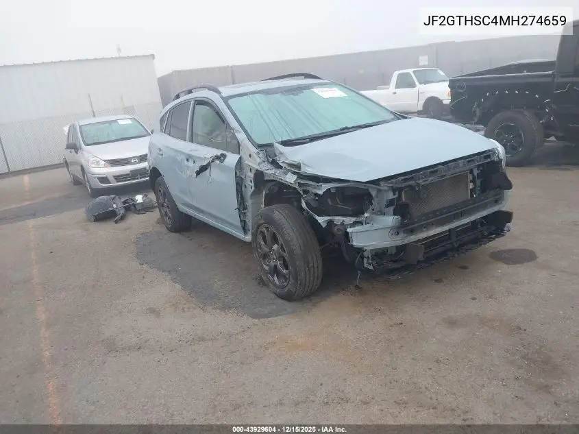JF2GTHSC4MH274659 2021 Subaru Crosstrek Sport