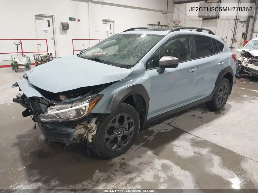 JF2GTHSC5MH270362 2021 Subaru Crosstrek Sport