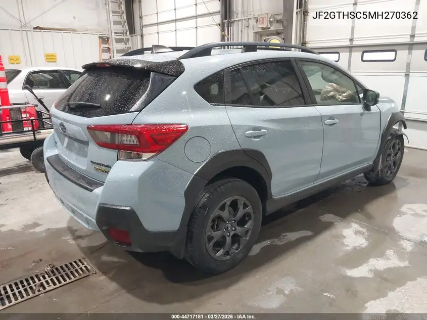 JF2GTHSC5MH270362 2021 Subaru Crosstrek Sport