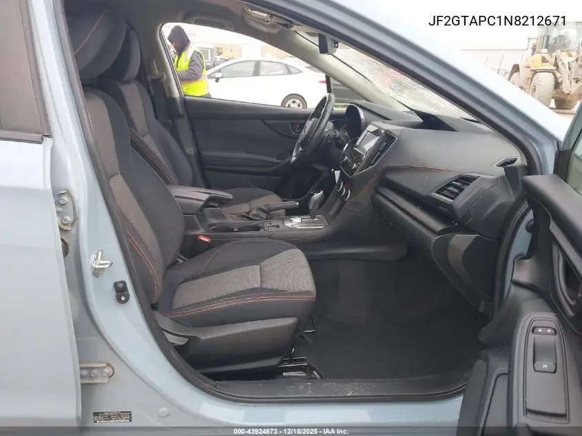 JF2GTAPC1N8212671 2022 Subaru Crosstrek Premium