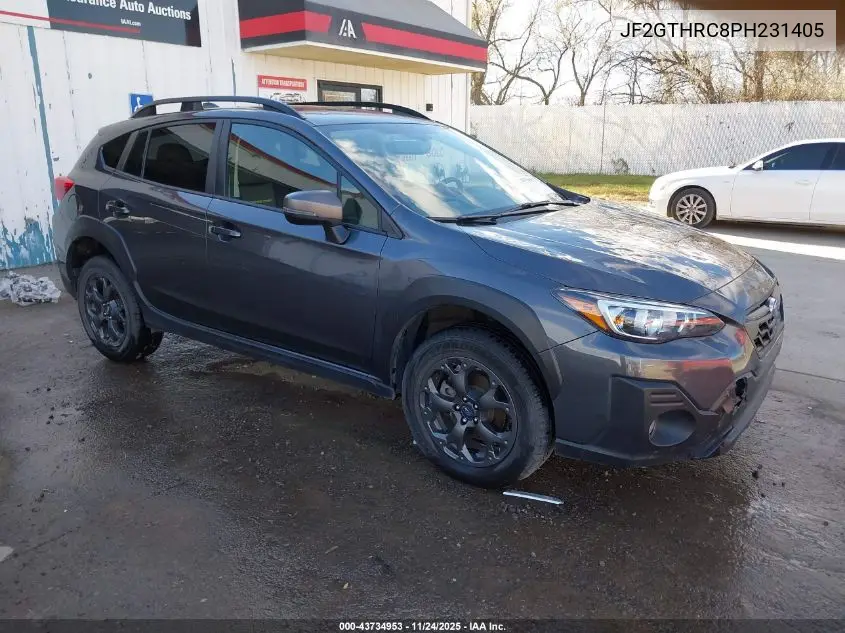 JF2GTHRC8PH231405 2023 Subaru Crosstrek Sport