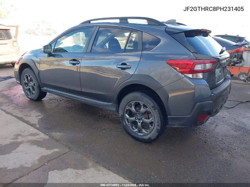 JF2GTHRC8PH231405 2023 Subaru Crosstrek Sport