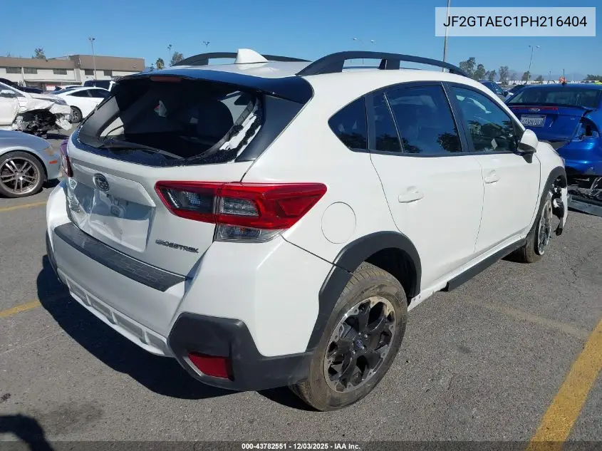 JF2GTAEC1PH216404 2023 Subaru Crosstrek Premium