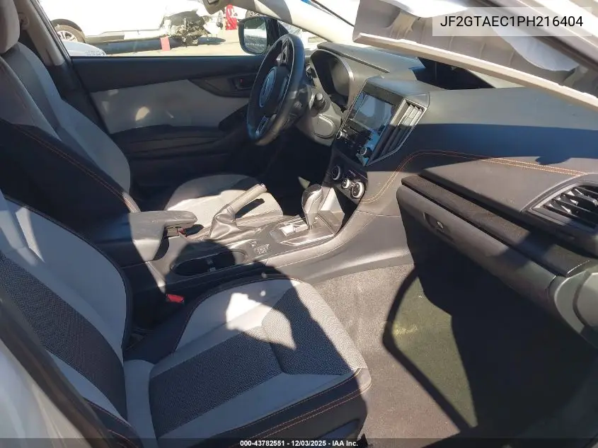 JF2GTAEC1PH216404 2023 Subaru Crosstrek Premium