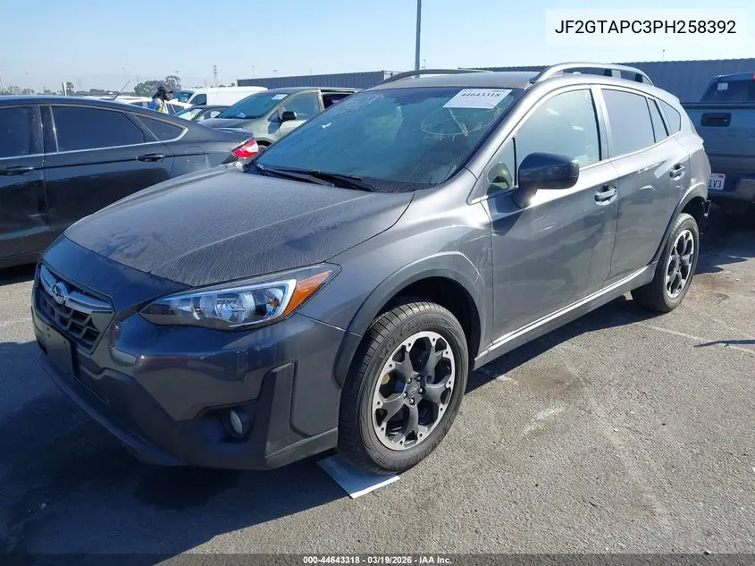 JF2GTAPC3PH258392 2023 Subaru Crosstrek Premium